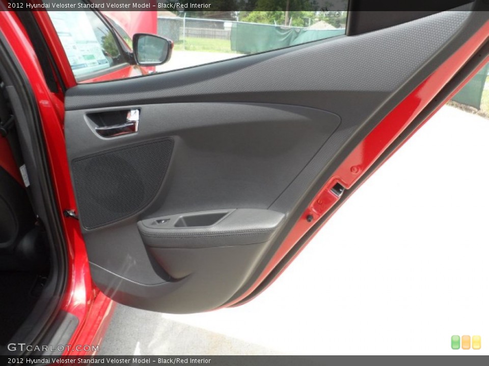Black/Red Interior Door Panel for the 2012 Hyundai Veloster  #66104334