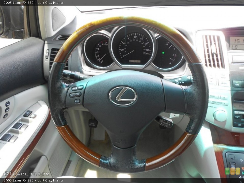 Light Gray Interior Steering Wheel for the 2005 Lexus RX 330 #66104412