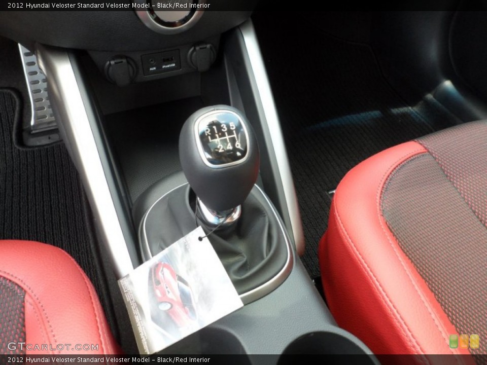 Black/Red Interior Transmission for the 2012 Hyundai Veloster  #66104439