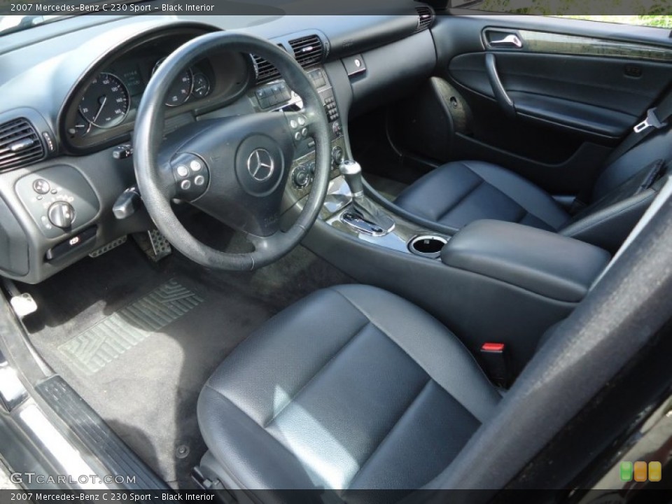 Black Interior Photo for the 2007 Mercedes-Benz C 230 Sport #66105099