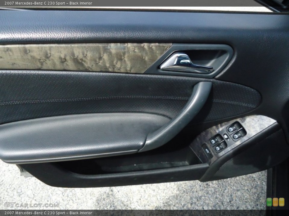Black Interior Door Panel for the 2007 Mercedes-Benz C 230 Sport #66105111
