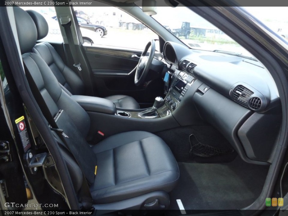 Black Interior Photo for the 2007 Mercedes-Benz C 230 Sport #66105129