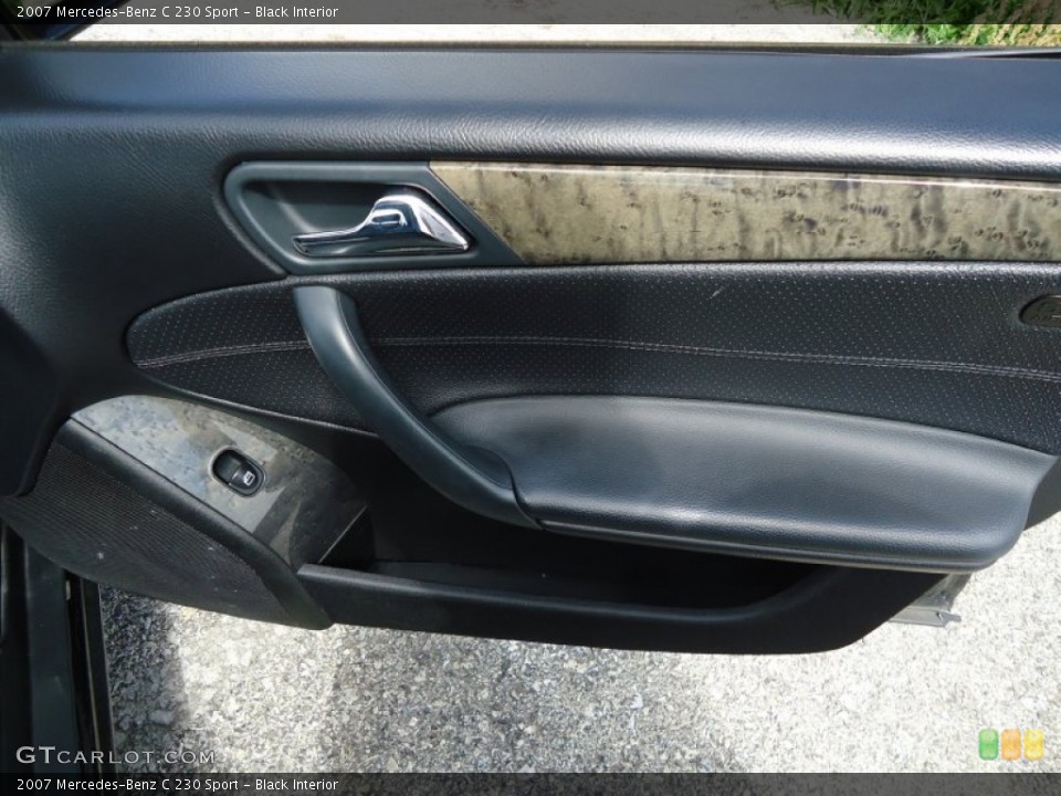 Black Interior Door Panel for the 2007 Mercedes-Benz C 230 Sport #66105141