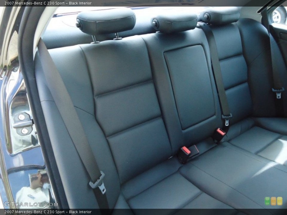 Black Interior Photo for the 2007 Mercedes-Benz C 230 Sport #66105156