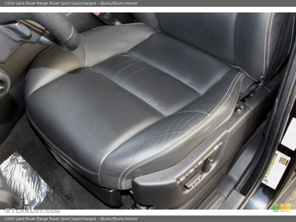 Ebony/Ebony Interior Front Seat for the 2009 Land Rover Range Rover Sport Supercharged #66105166