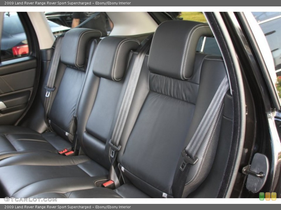 Ebony/Ebony Interior Photo for the 2009 Land Rover Range Rover Sport Supercharged #66105210