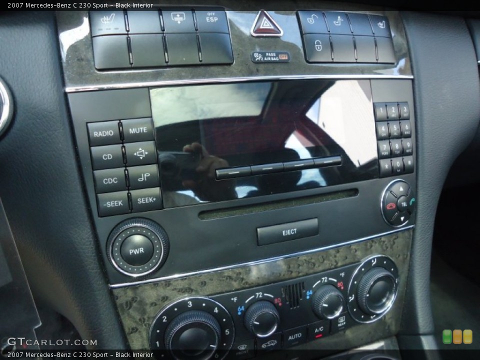 Black Interior Controls for the 2007 Mercedes-Benz C 230 Sport #66105255
