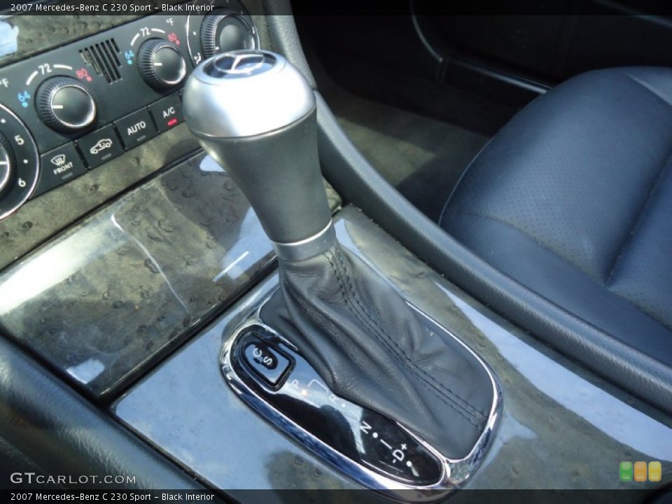 Black Interior Transmission for the 2007 Mercedes-Benz C 230 Sport #66105261