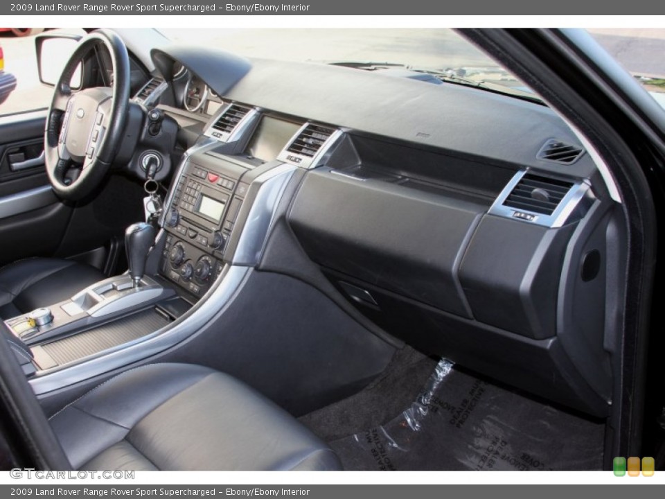 Ebony/Ebony Interior Dashboard for the 2009 Land Rover Range Rover Sport Supercharged #66105366