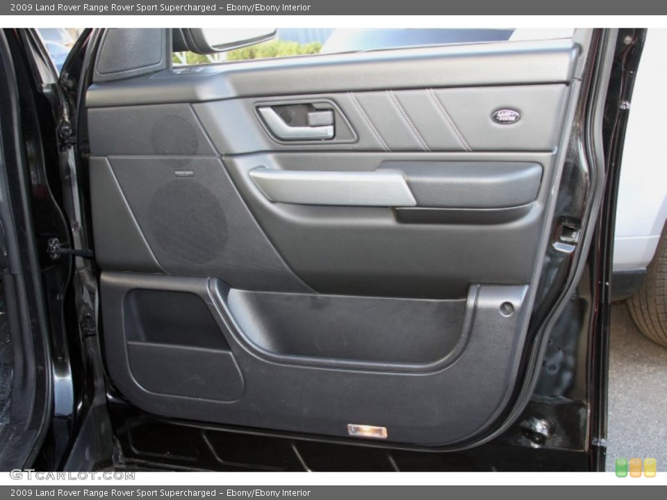 Ebony/Ebony Interior Door Panel for the 2009 Land Rover Range Rover Sport Supercharged #66105375