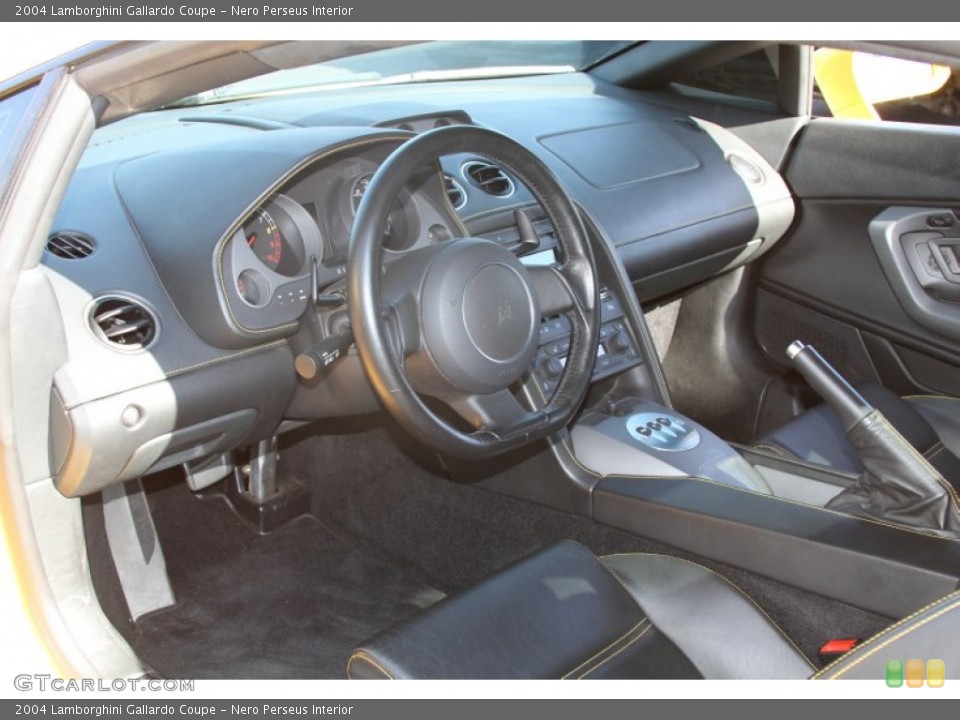 Nero Perseus Interior Photo for the 2004 Lamborghini Gallardo Coupe #66105909