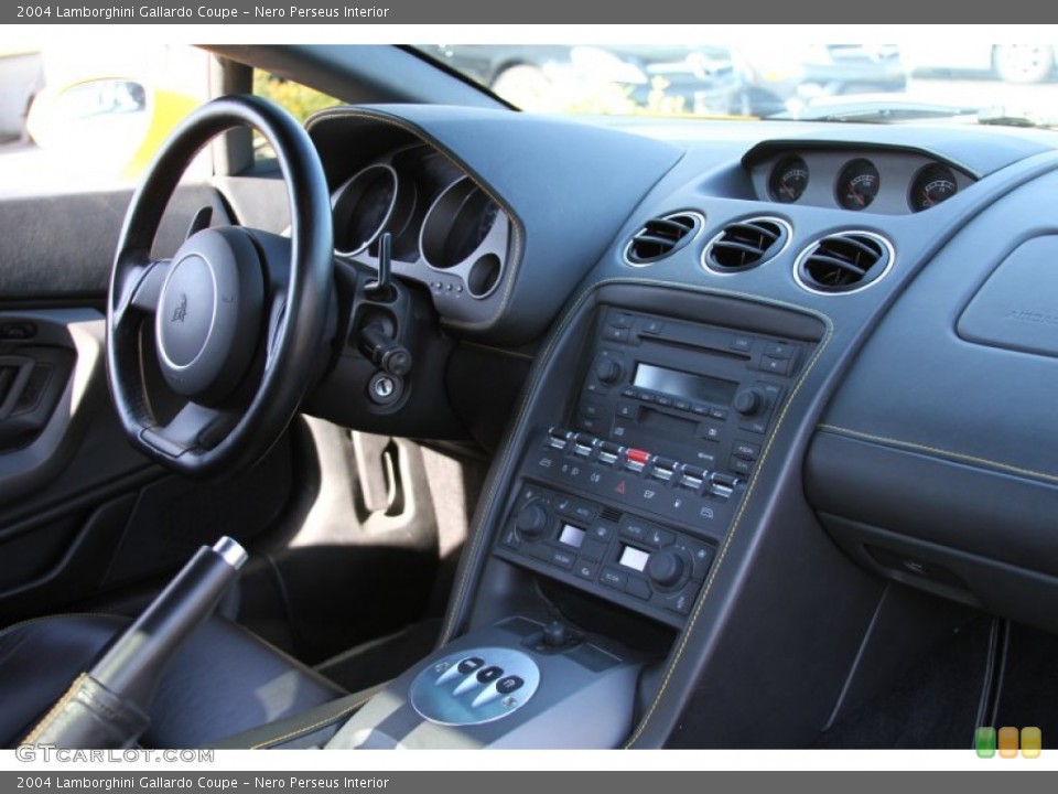 Nero Perseus Interior Dashboard for the 2004 Lamborghini Gallardo Coupe #66105945