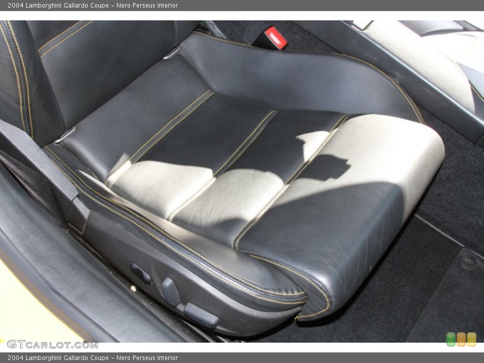 Nero Perseus Interior Front Seat for the 2004 Lamborghini Gallardo Coupe #66105987