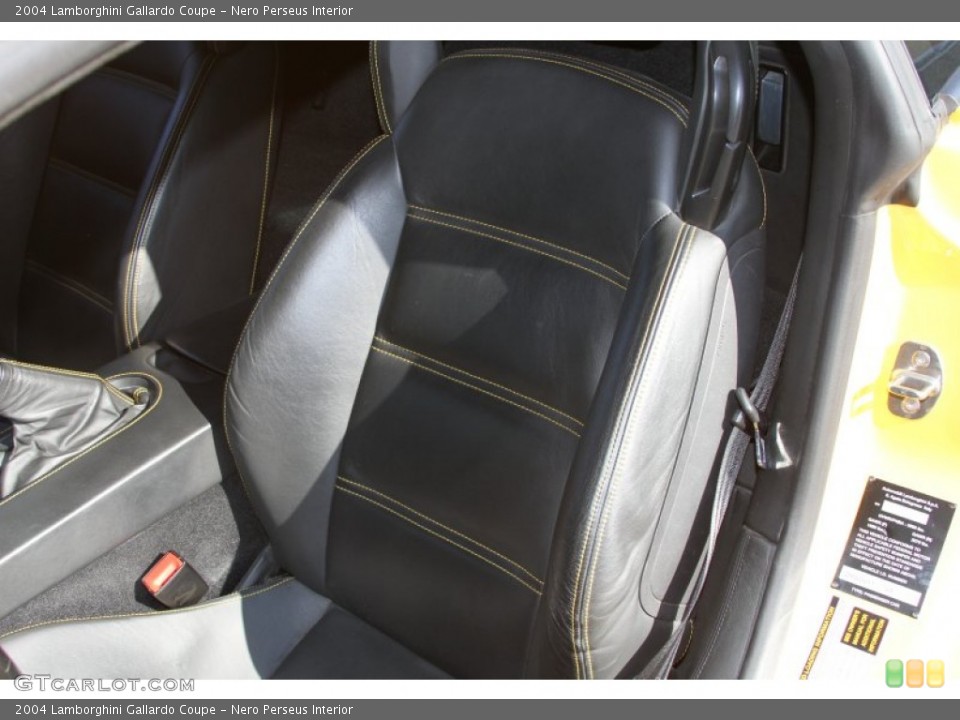 Nero Perseus Interior Front Seat for the 2004 Lamborghini Gallardo Coupe #66105996