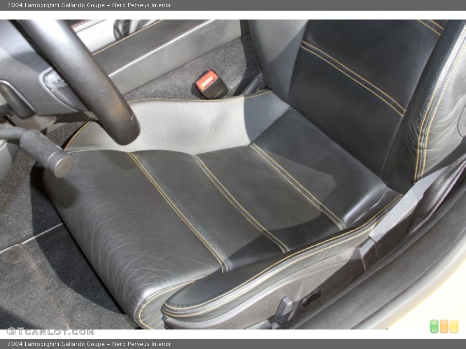Nero Perseus Interior Front Seat For The 2004 Lamborghini