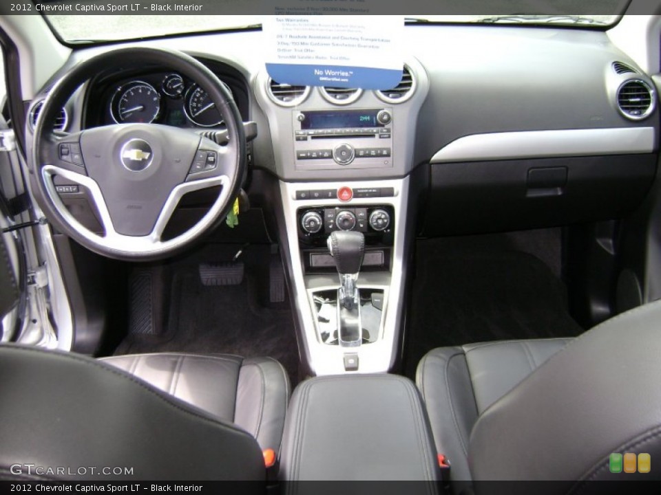 Black Interior Dashboard for the 2012 Chevrolet Captiva Sport LT #66107601