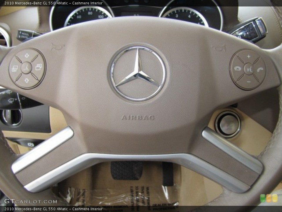Cashmere Interior Steering Wheel for the 2010 Mercedes-Benz GL 550 4Matic #66107910