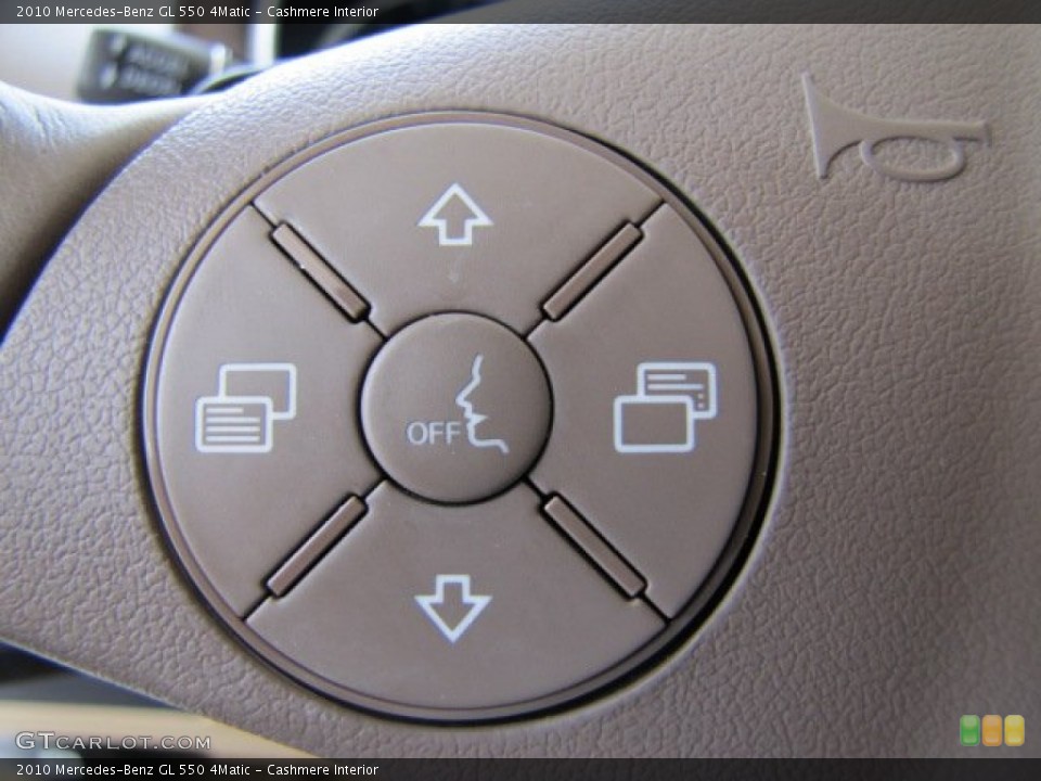 Cashmere Interior Controls for the 2010 Mercedes-Benz GL 550 4Matic #66107919