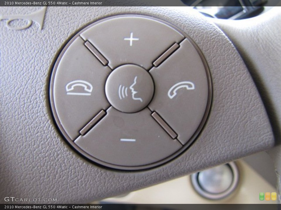 Cashmere Interior Controls for the 2010 Mercedes-Benz GL 550 4Matic #66107931