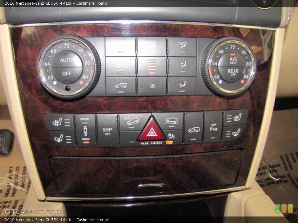Cashmere Interior Controls for the 2010 Mercedes-Benz GL 550 4Matic #66107961