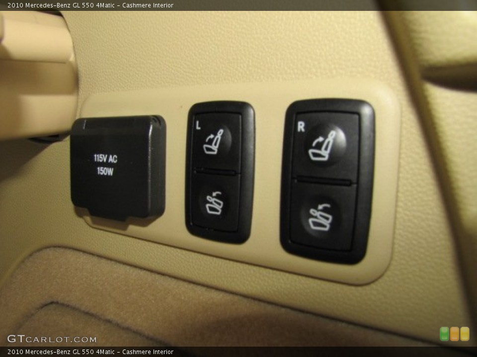 Cashmere Interior Controls for the 2010 Mercedes-Benz GL 550 4Matic #66108087