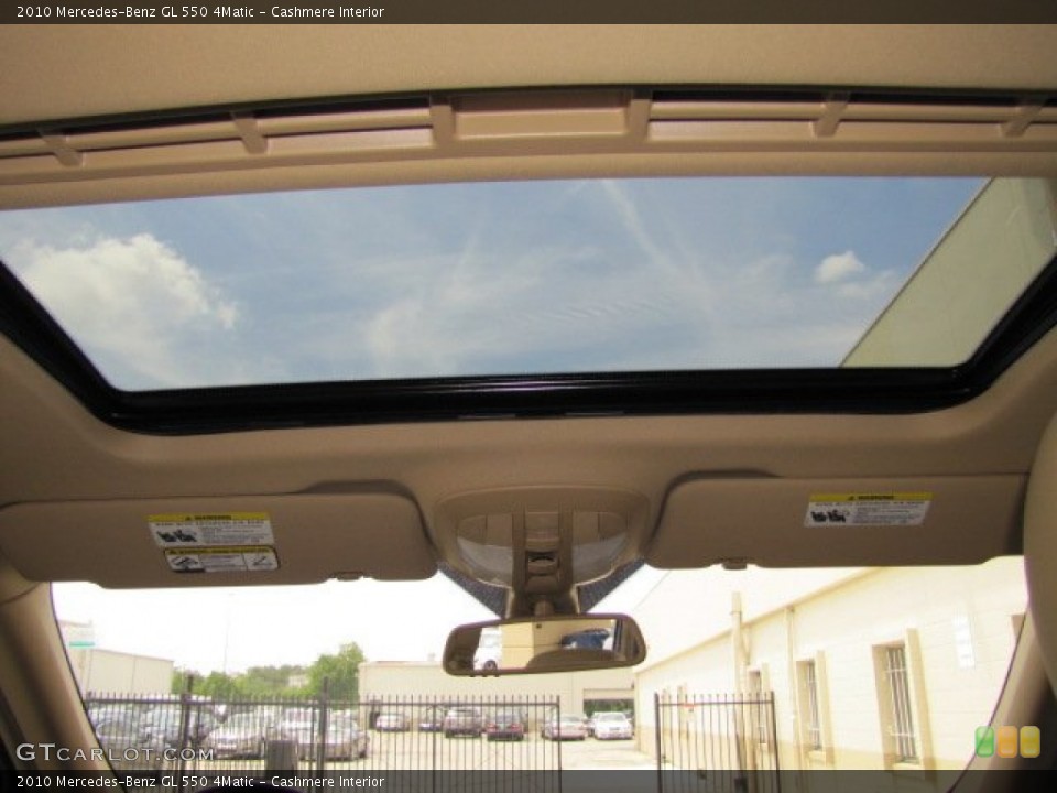 Cashmere Interior Sunroof for the 2010 Mercedes-Benz GL 550 4Matic #66108111
