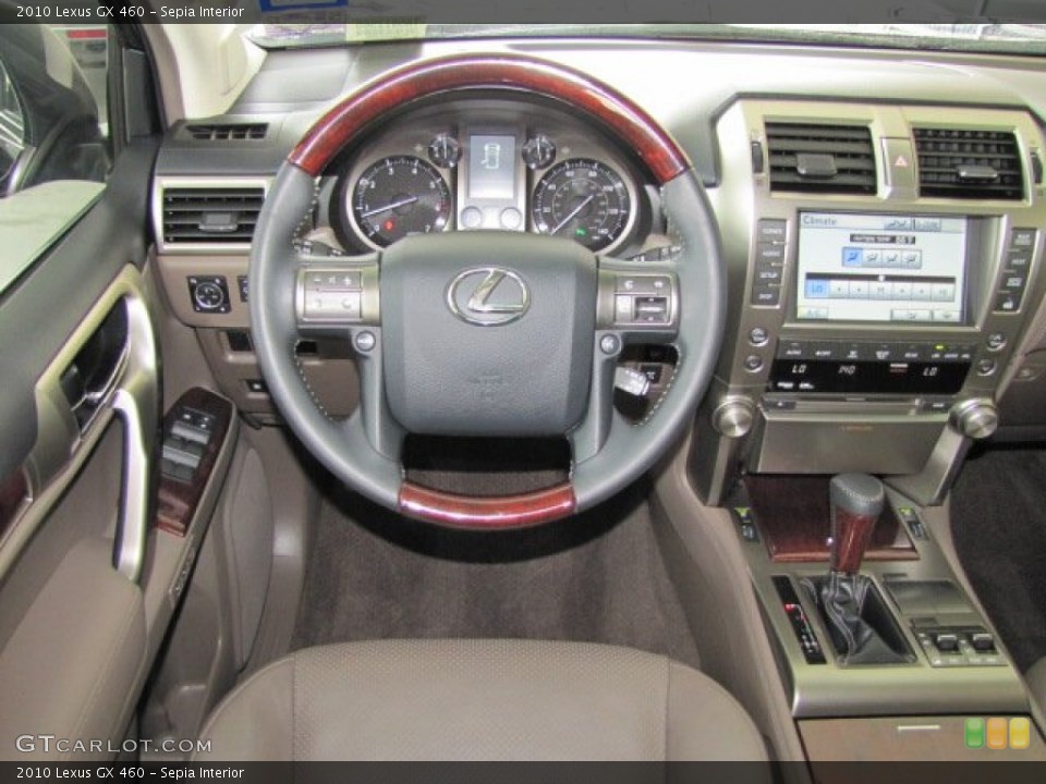 Sepia Interior Dashboard for the 2010 Lexus GX 460 #66108391