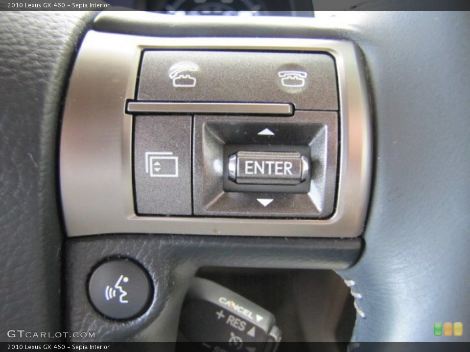 Sepia Interior Controls for the 2010 Lexus GX 460 #66108405