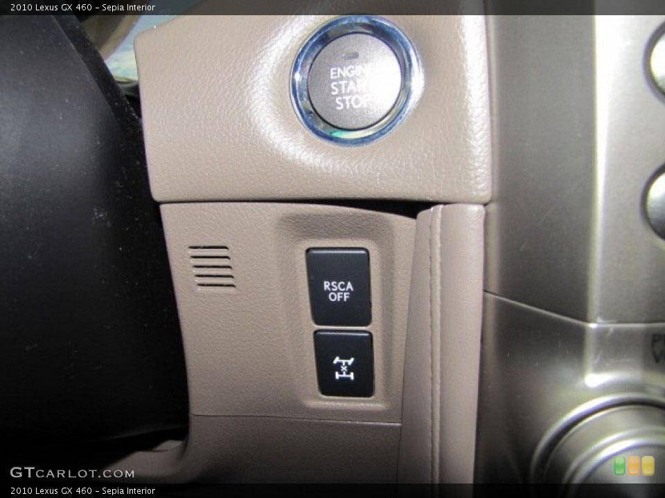 Sepia Interior Controls for the 2010 Lexus GX 460 #66108459