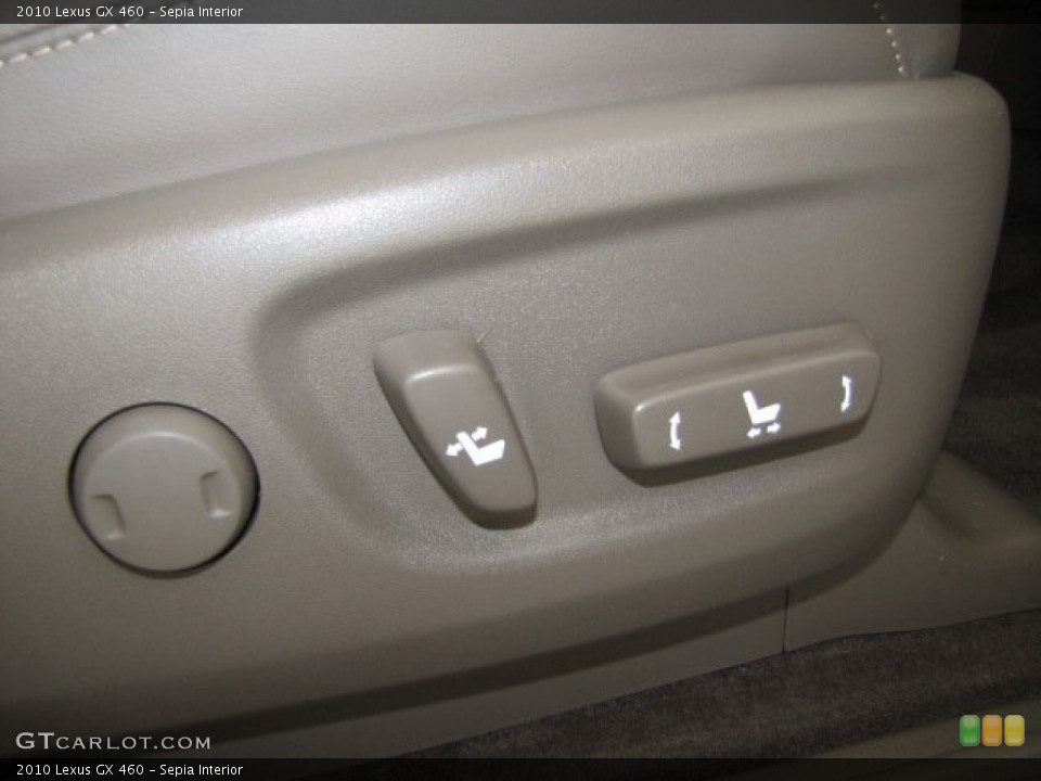 Sepia Interior Controls for the 2010 Lexus GX 460 #66108497