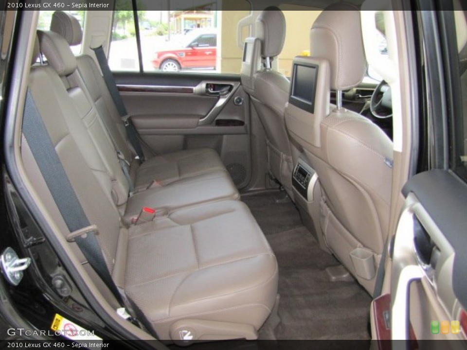 Sepia Interior Rear Seat for the 2010 Lexus GX 460 #66108504