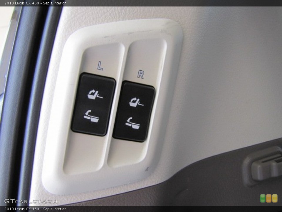 Sepia Interior Controls for the 2010 Lexus GX 460 #66108546