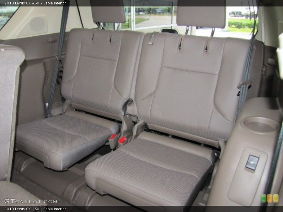 Sepia Interior Rear Seat for the 2010 Lexus GX 460 #66108574