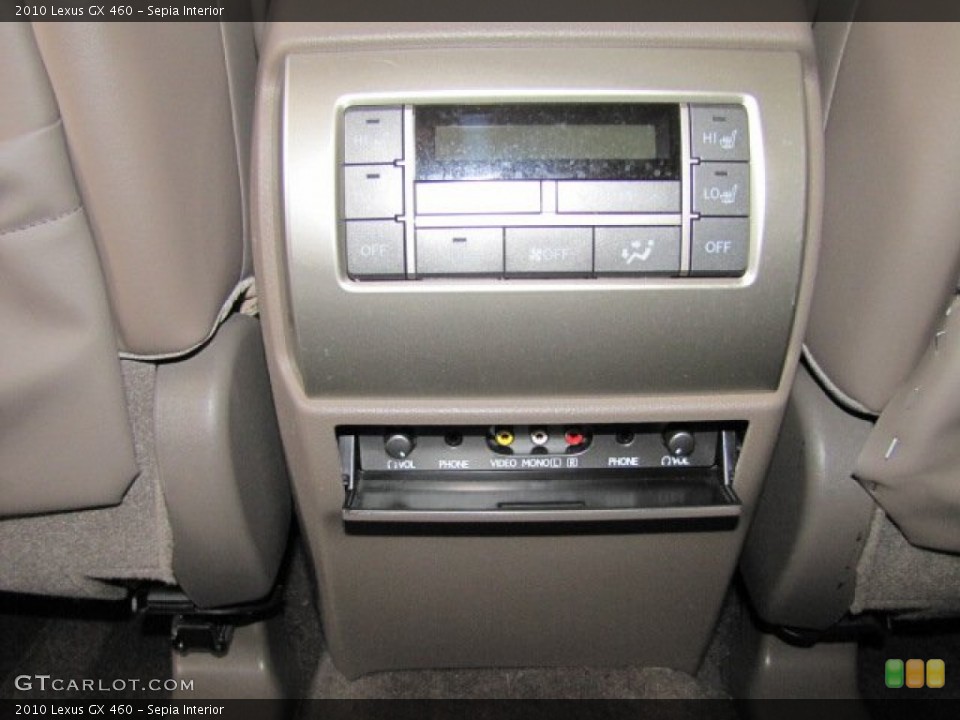 Sepia Interior Controls for the 2010 Lexus GX 460 #66108600