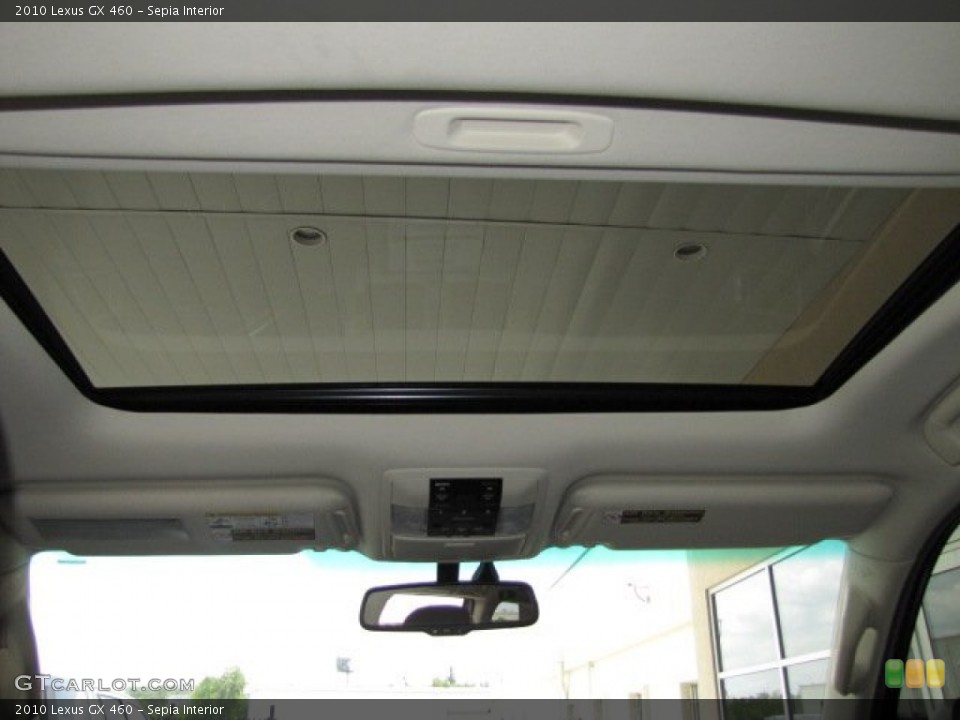 Sepia Interior Sunroof for the 2010 Lexus GX 460 #66108606