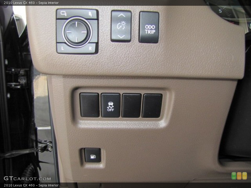 Sepia Interior Controls for the 2010 Lexus GX 460 #66108624