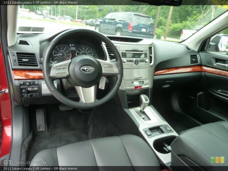 Off-Black Interior Prime Interior for the 2011 Subaru Legacy 3.6R Limited #66109446