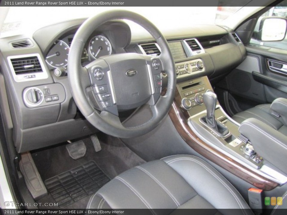 Ebony/Ebony Interior Prime Interior for the 2011 Land Rover Range Rover Sport HSE LUX #66110478