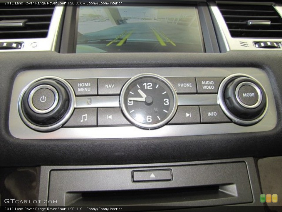Ebony/Ebony Interior Controls for the 2011 Land Rover Range Rover Sport HSE LUX #66110559