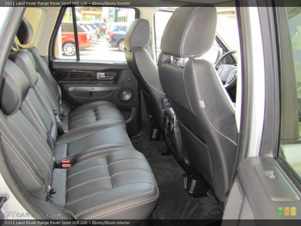 Ebony/Ebony Interior Rear Seat for the 2011 Land Rover Range Rover Sport HSE LUX #66110628
