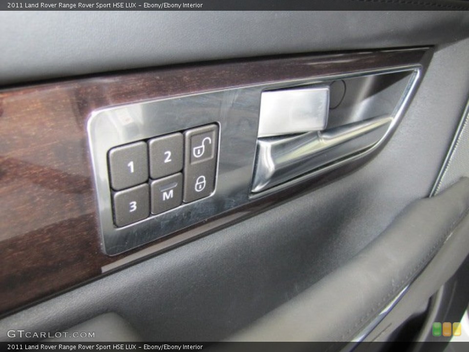 Ebony/Ebony Interior Controls for the 2011 Land Rover Range Rover Sport HSE LUX #66110691