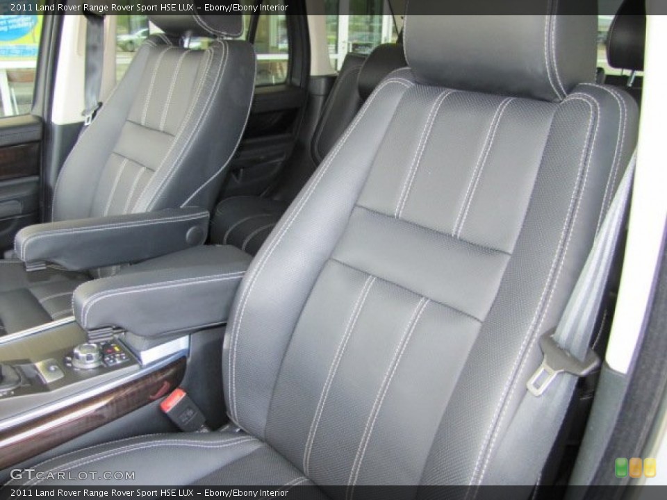 Ebony/Ebony Interior Front Seat for the 2011 Land Rover Range Rover Sport HSE LUX #66110706