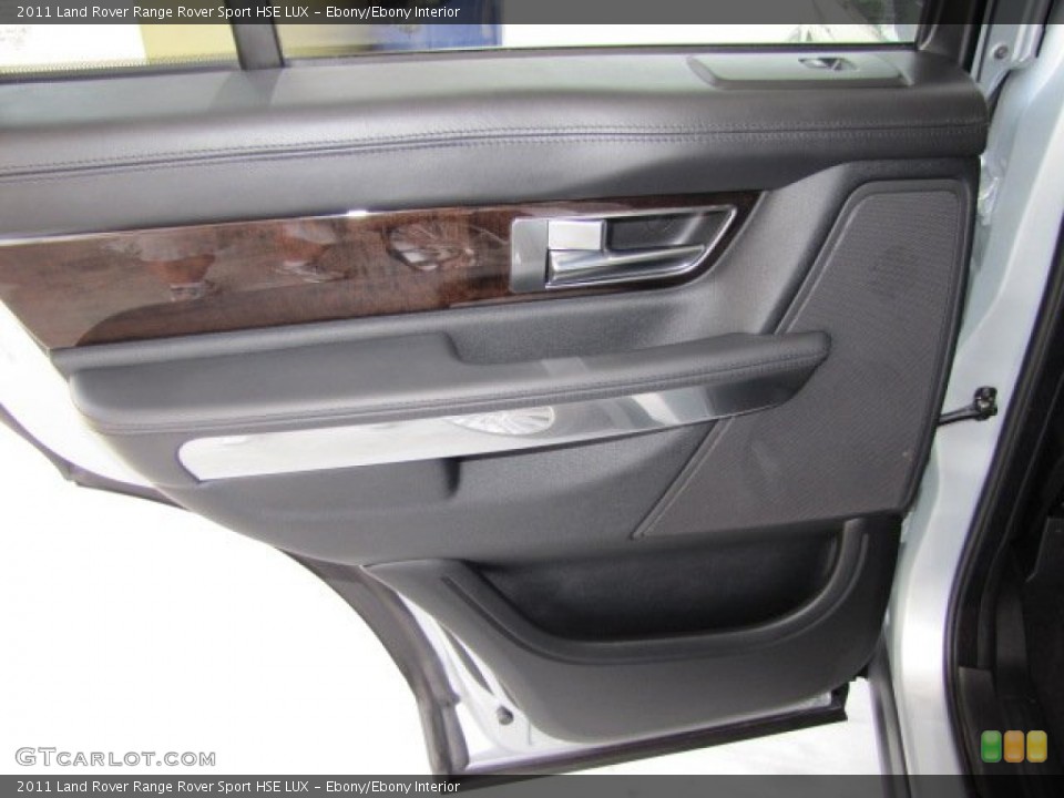 Ebony/Ebony Interior Door Panel for the 2011 Land Rover Range Rover Sport HSE LUX #66110745