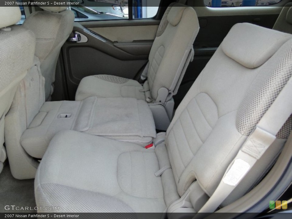 Desert Interior Rear Seat for the 2007 Nissan Pathfinder S #66111081