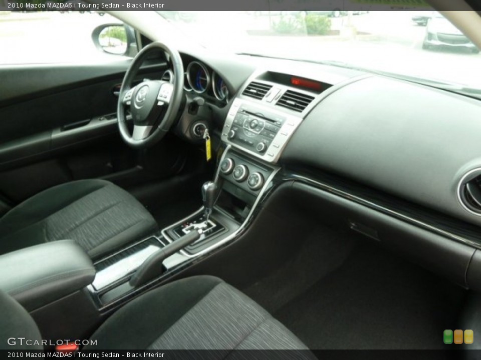 Black Interior Dashboard for the 2010 Mazda MAZDA6 i Touring Sedan #66111222