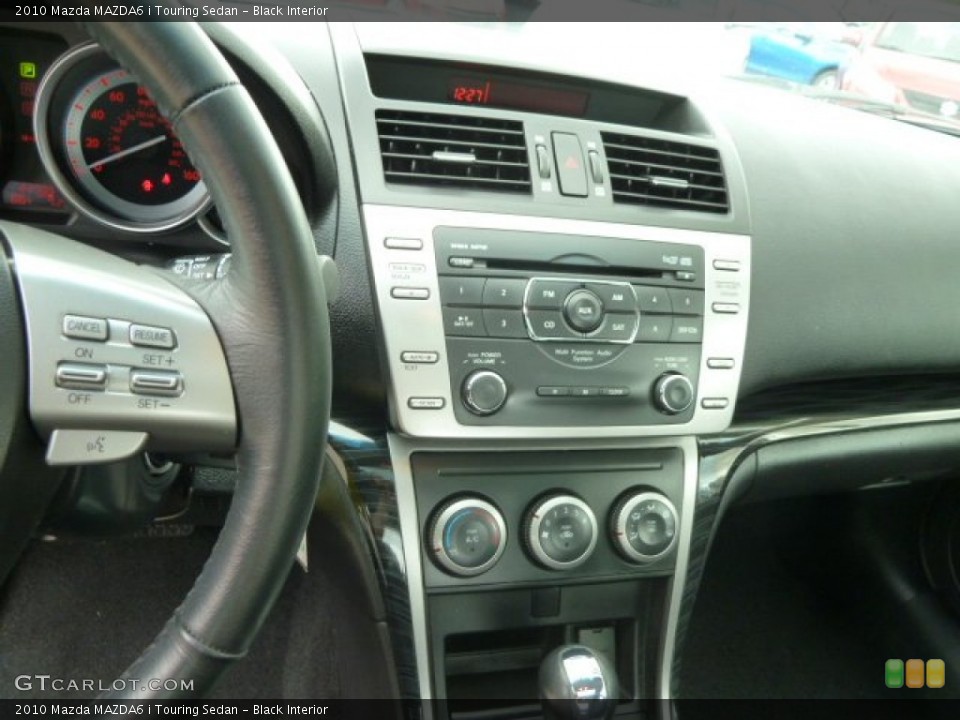Black Interior Controls for the 2010 Mazda MAZDA6 i Touring Sedan #66111255
