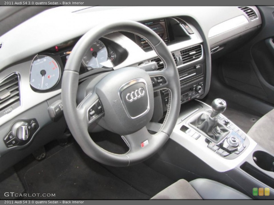Black Interior Dashboard for the 2011 Audi S4 3.0 quattro Sedan #66111816