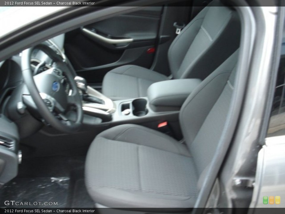 Charcoal Black Interior Photo for the 2012 Ford Focus SEL Sedan #66111897