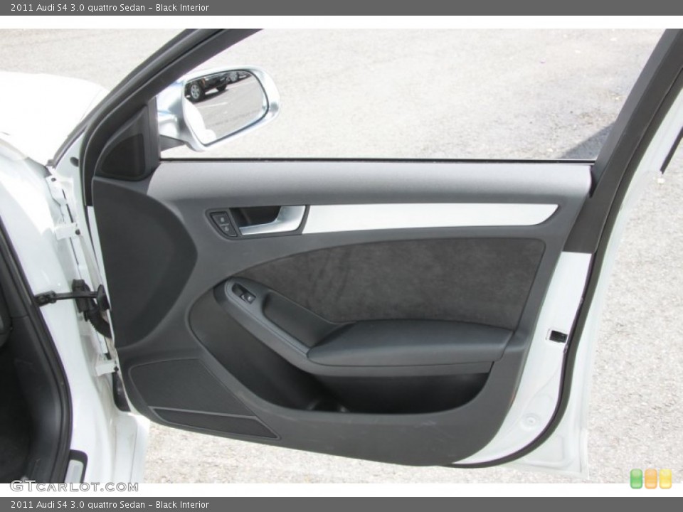 Black Interior Door Panel for the 2011 Audi S4 3.0 quattro Sedan #66111916
