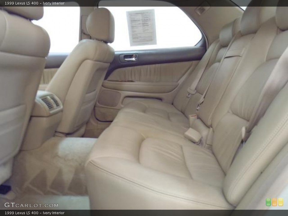 Ivory Interior Rear Seat for the 1999 Lexus LS 400 #66113031
